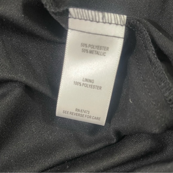 Taylor Black and Silver Goddess Gown - Picture 16 of 16